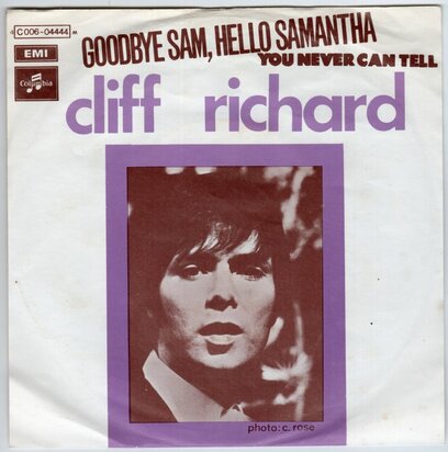 Cliff Richard - Goodbye Sam, hello Samantha + You never can (Vinylsingle)