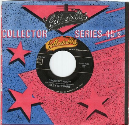Billy Stewart / The Knight Bros. - Cross My Heart + Temptation 'Bout To Get Me (Vinylsingle)