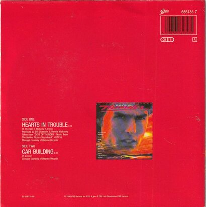 Chicago - Hearts in trouble + Car building (Vinylsingle)