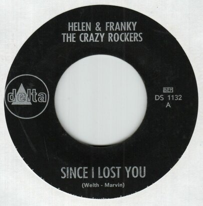Helen & Franky & The Crazy Rockers - Since I Lost You + I Can't Help Myself (Vinylsingle)