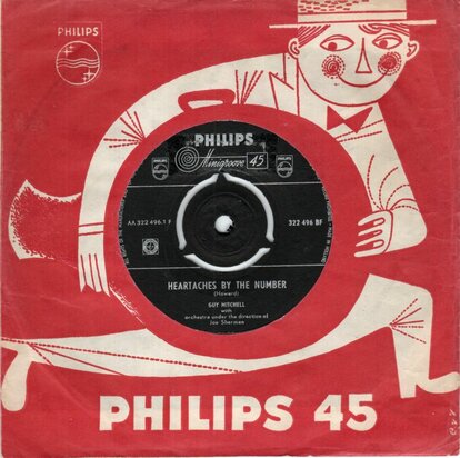 Guy Mitchell - Heartaches by the number + Two (Vinylsingle)