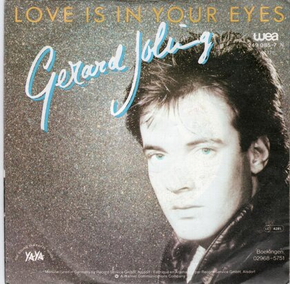 Gerard Joling - Love is in your eyes + No string attached (Vinylsingle)