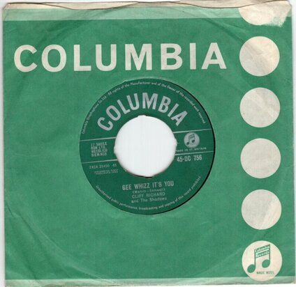 Cliff Richard - Gee whizz, it's you + I cannot find a true love (Vinylsingle)
