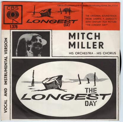 Mitch Miller - The Longest Day (vocals: Paul Anka) + Lonngest Day (instr.) (Vinylsingle)