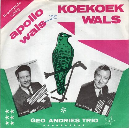 Geo Andries - Koekoekswals + Apollo wals (Vinylsingle)