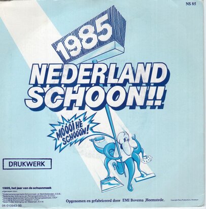 Drukwerk - Nederland schoon + Dora (Vinylsingle)