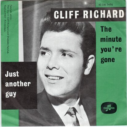 Cliff Richard - Just another guy + The minute you're gone (Vinylsingle)
