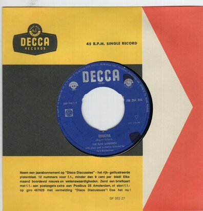 Blue Diamonds - Ramona + All of me (Vinylsingle)