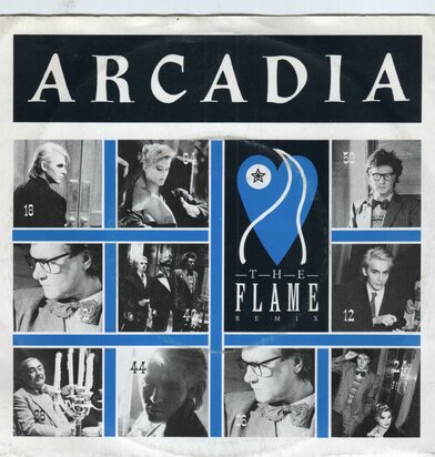 Arcadia - The flame + Flame game (Vinylsingle)