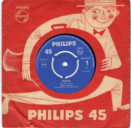 Anneke Gronloh - Paradiso + Niets ter wereld kan ons scheiden (Vinylsingle)