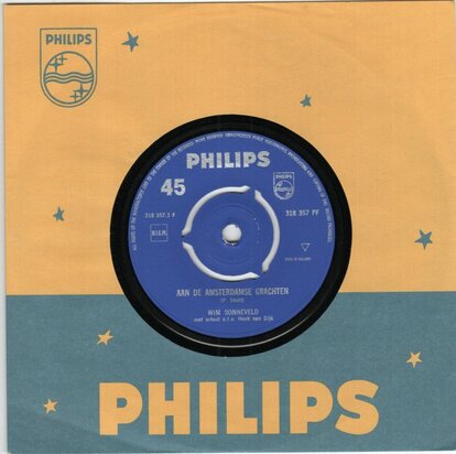 Wim Sonneveld - Aan de Amsterdamse grachten + Carolientje (Vinylsingle)