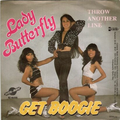 Lady Butterfly - Get Boogie + Throw Another Line (Vinylsingle)