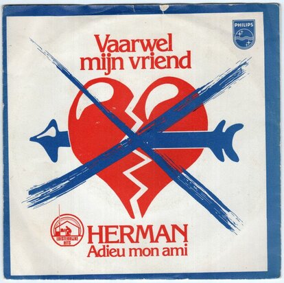 Herman  - Vaarwel mijn vriend + Au revoir mon ami (Vinylsingle)