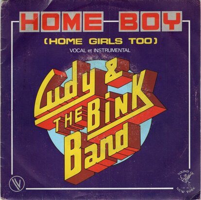 Cudy & The Blink Band - Home Boy (Home Girls Too) + (Instrumental (Vinylsingle)