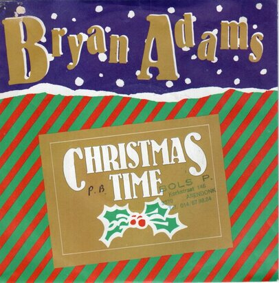 Bryan Adams - Christmas Time + Reggae christmas (Vinylsingle)