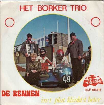 Borker Trio - De Rennen + In 't Plat Klinkt 't Beter (Vinylsingle)