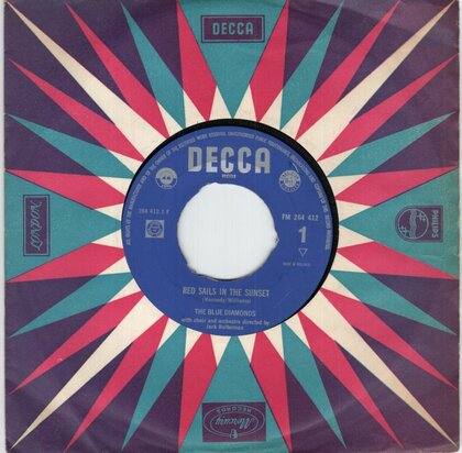 Blue Diamonds - Red sails in the sunset + Carmen of my love (Vinylsingle)