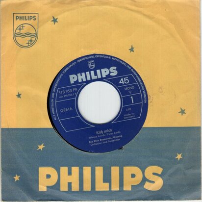 Blue Diamonds - Kuss mich + Gib dein wort Linda-Lou (Vinylsingle)