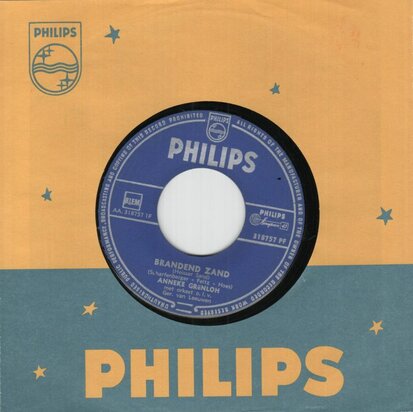 Anneke Gronloh - Brandend zand + Trommel van Bahia (Vinylsingle)