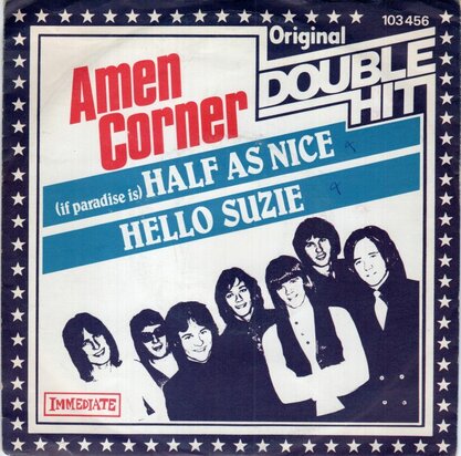 Amen Corner - If paradise is half as nice + Hello Suzie (Vinylsingle)
