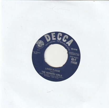 Vernons Girls - Lover Please + You Know What I Mean (Vinylsingle)
