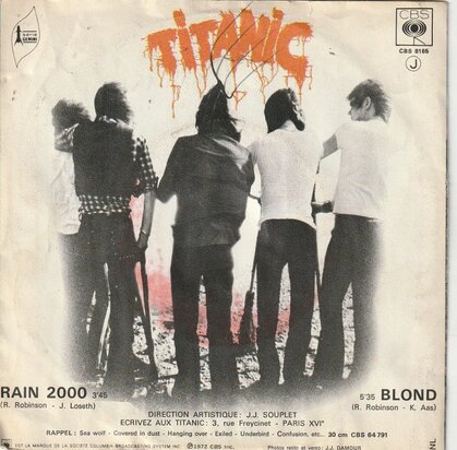 Titanic - Rain 2000 + Blond (Vinylsingle)