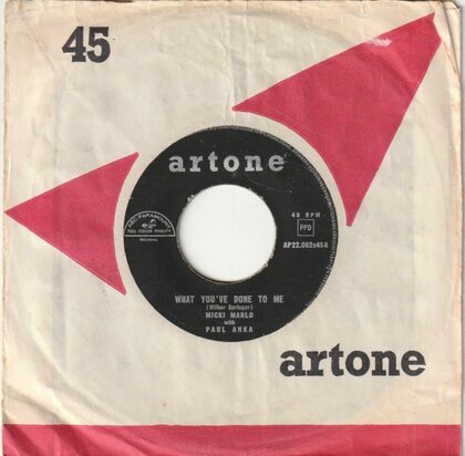 Paul Anka - What You've done to me + That's Right (Vinylsingle)