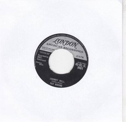 Pat Boone - Johhny Will + Just let me dream (Vinylsingle)