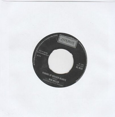 Ned Miller - From a jack to a king + Parade of broken heart (Vinylsingle)