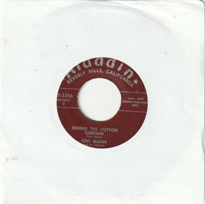 Levi Mann and his Quartet - Behind The Cotton Curtain + Georgie Porgie (Vinylsingle)
