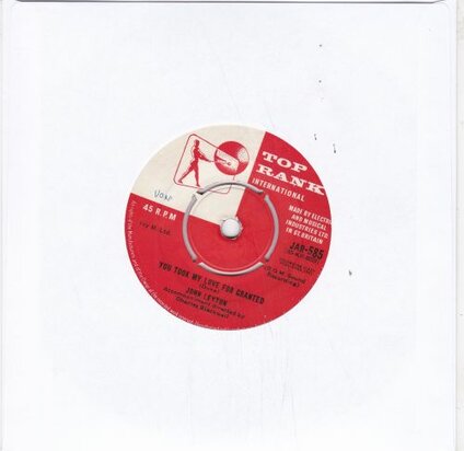 Johnny Leyton - Wild wind + You took my love for granted (Vinylsingle)