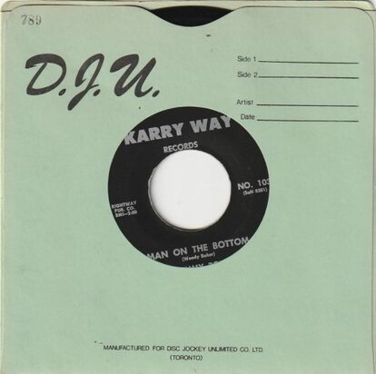 Jimmy Roe - Man on the bottom + Linda (Vinylsingle)