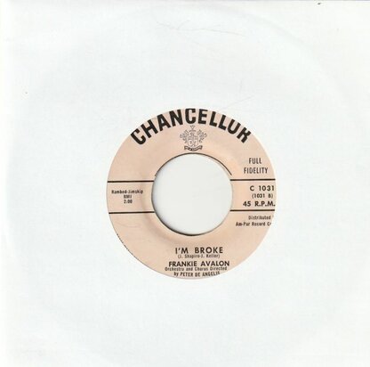 Frankie Avalon - Venus + I'm broke (Vinylsingle)