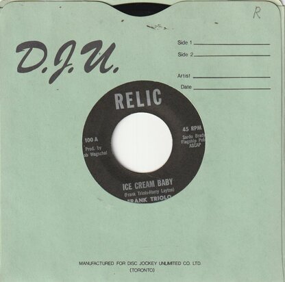 Frank Triolo - Ice Cream Baby + Pretty Little Woman (Vinylsingle)