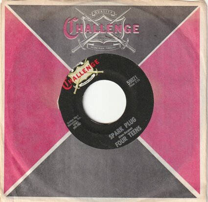 Four Teens - Spark Plug + Go Little Go Cat (Vinylsingle)