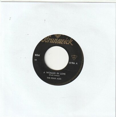 Four Aces - A woman in love + I'm yours (Vinylsingle)