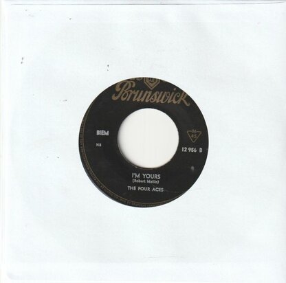Four Aces - A woman in love + I'm yours (Vinylsingle)