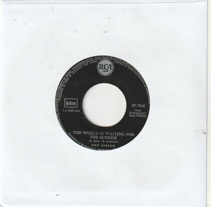 Don Gibson - What About Me + The World Is Waiting For The Sunrise (Vinylsingle)
