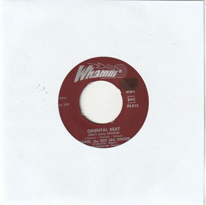 David The Red Sea Rider - The Oriental Beat Goes On + Sometimes I Feel Like A Motherless Child (Vinylsingle)