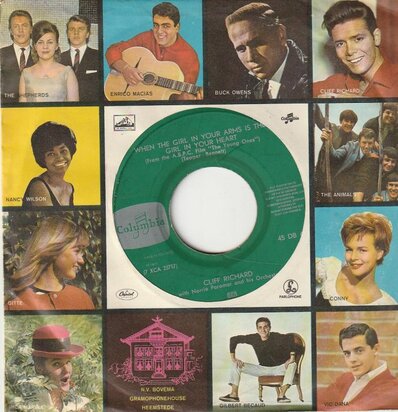 Cliff Richard - When the girl in your arms is the girl in your heart + Got a funny feeling (Vinylsingle)