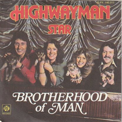 Brotherhood of Man - Highwayman + Star (Vinylsingle)
