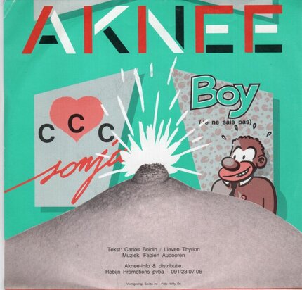 Aknee - CCC - Sonja + Boy (Je Ne Sais Pas) (Vinylsingle)