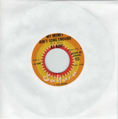 Al King - My Money Ain't Long Enough + Blue Shadows (Vinylsingle)