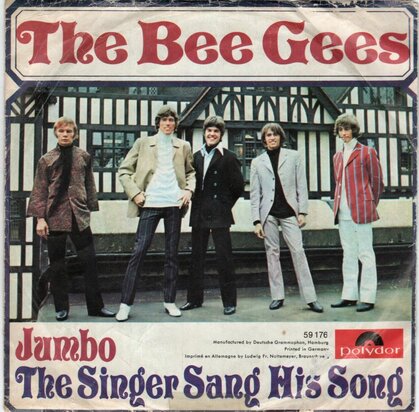 Bee Gees - Jumbo + The singer sang his song (Vinylsingle)