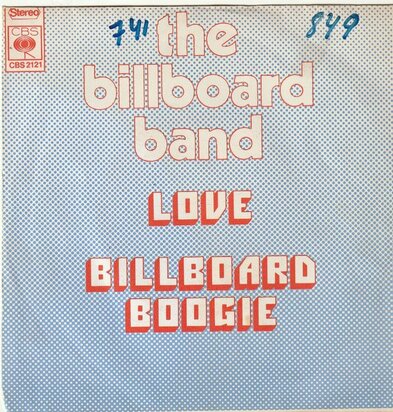Billboard Band - Love + Billboard Boogie (Vinylsingle)