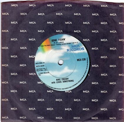 Bing Crosby - Gone Fishin' + Moonlight (Vinylsingle)