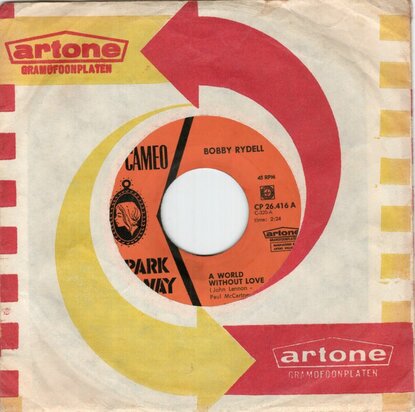 Bobby Rydell - A World Without Love + Our Faded Love (Vinylsingle)