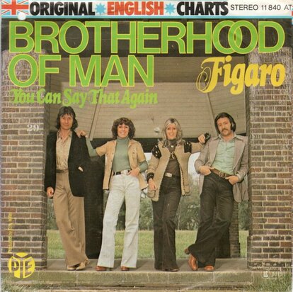 Brotherhood of Man - Figaro + You can sat that again (Vinylsingle)