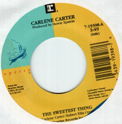 Carlene Carter - The Sweetest Thing + Goodnight Dallas (Vinylsingle)