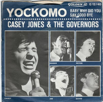 Casey Jones - Yockomo + Baby why did you say goodbye (Vinylsingle)